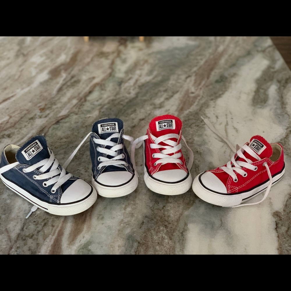 Toddler size 8 converse